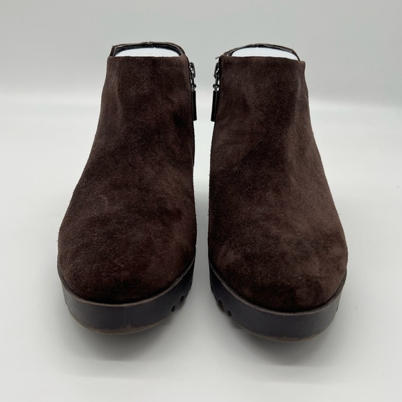 Calvin Klein Brown Suede Booties - Picture 4 of 10
